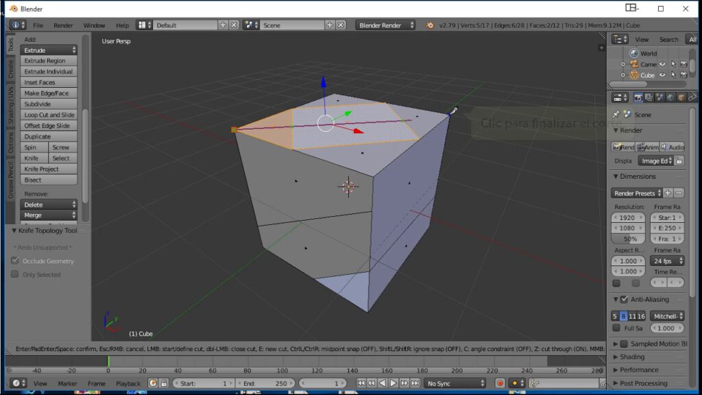 Knife de Blender