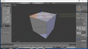 Uso Herramienta Knife en Blender