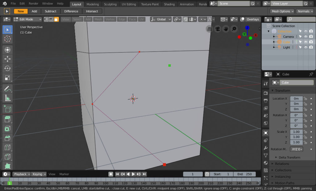 Knife de Blender