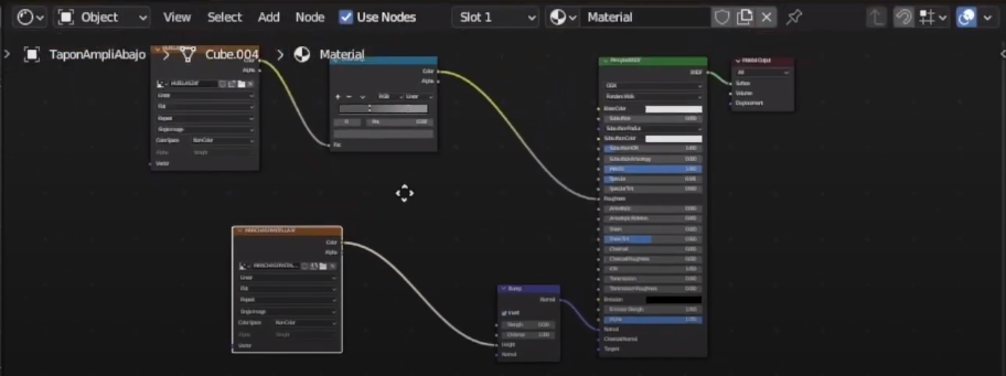 Composición de nodos en Blender