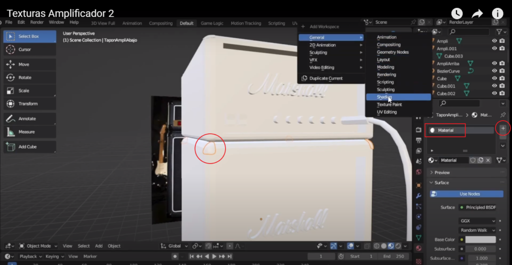 Crear Texturas en Blender